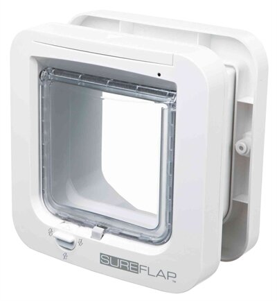 Trixie Sureflap 4-Weg Huisdierluik Met Microchipherkenning Wit 21X21 CM