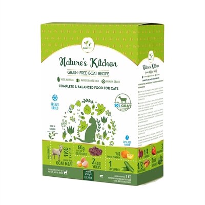 Pawfect Freeze Dried Foods Cat Goat Recipe 250 GR