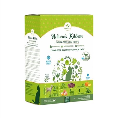 Pawfect Freeze Dried Foods Cat Goat Recipe 250 GR
