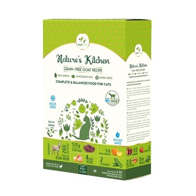 Pawfect Freeze Dried Foods Cat Goat Recipe 500 GR