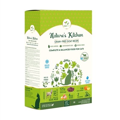 Pawfect Freeze Dried Foods Cat Goat Recipe 500 GR