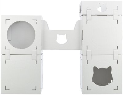 Trixie Kattenmeubel Casa Cara Karton Wit 93X30,5X72 CM