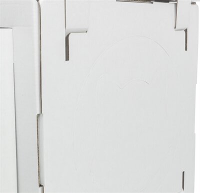 Trixie Kattenmeubel Casa Cara Karton Wit 93X30,5X72 CM