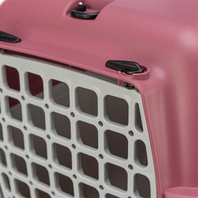 Trixie Reismand Capri Lichtgrijs / Oudroze XS 48X32X31 CM