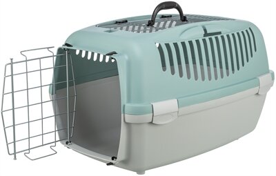 Trixie Reismand Capri Open Top Lichtgrijs / Salie S 61X40X38 CM
