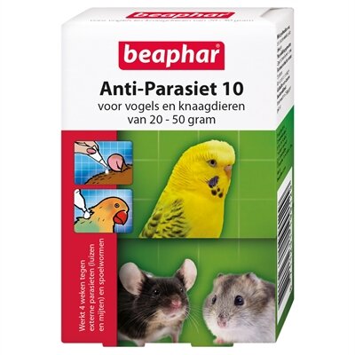 Beaphar Anti-Parasiet Knaag / Vogel 10 20-50 GR 2 PIPET