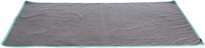 Trixie Fleece Deken Uitloopruimtes En Knaagdierkooi Grijs / Turquoise 140X100 CM