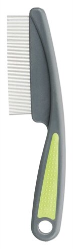 Trixie Stof- En Vlooienkam Kunststof / Metalen Tanden Groen 15 CM 3 ST