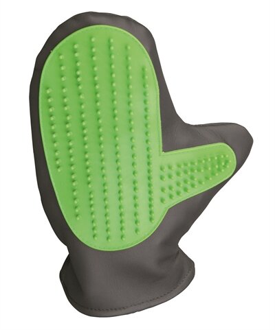 Trixie Vachtverzorgingshandschoen Pu / Tpr Groen 21X11 CM 3 ST