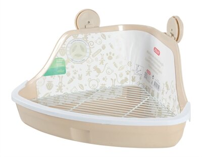 Zolux Hoektoilet Knaagdier Beige 32X25X15 CM