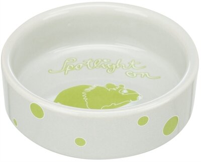 Trixie Voerbak / Waterbak Keramiek Spotlight Hamster Assorti 8 CM 4 ST