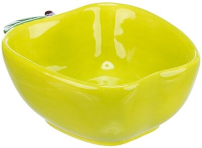 Trixie Voerbak Waterbak Appel Keramiek 12X11 CM 180 ML 4 ST