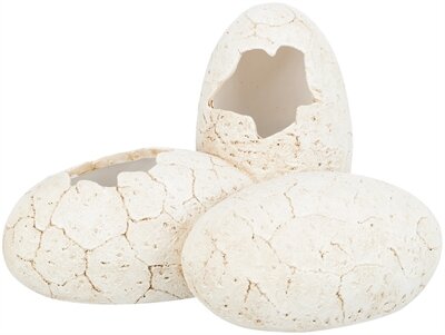 Trixie Reptielenschuilplaats Eieren Polyesterhars Wit 20X15X13 CM