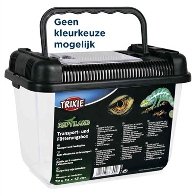 Trixie Reptiland Transport- En Voederbox Assorti 19X12X14 CM 3 ST