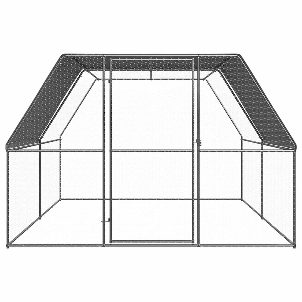Kippenhok 3x4x2 m gegalvaniseerd staal