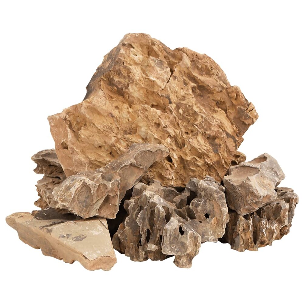 Drakenstenen 25 kg 5-30 cm bruin