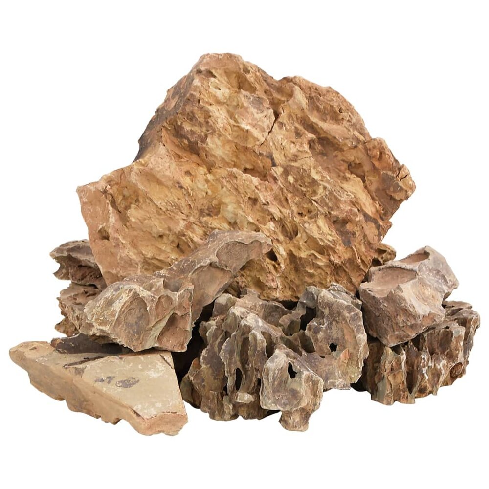 Drakenstenen 25 kg 5-30 cm bruin