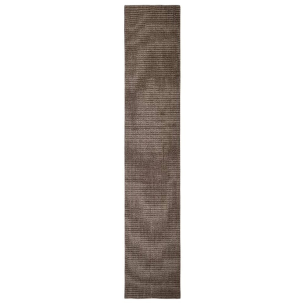 Sisalmat voor krabpaal 66x350 cm bruin