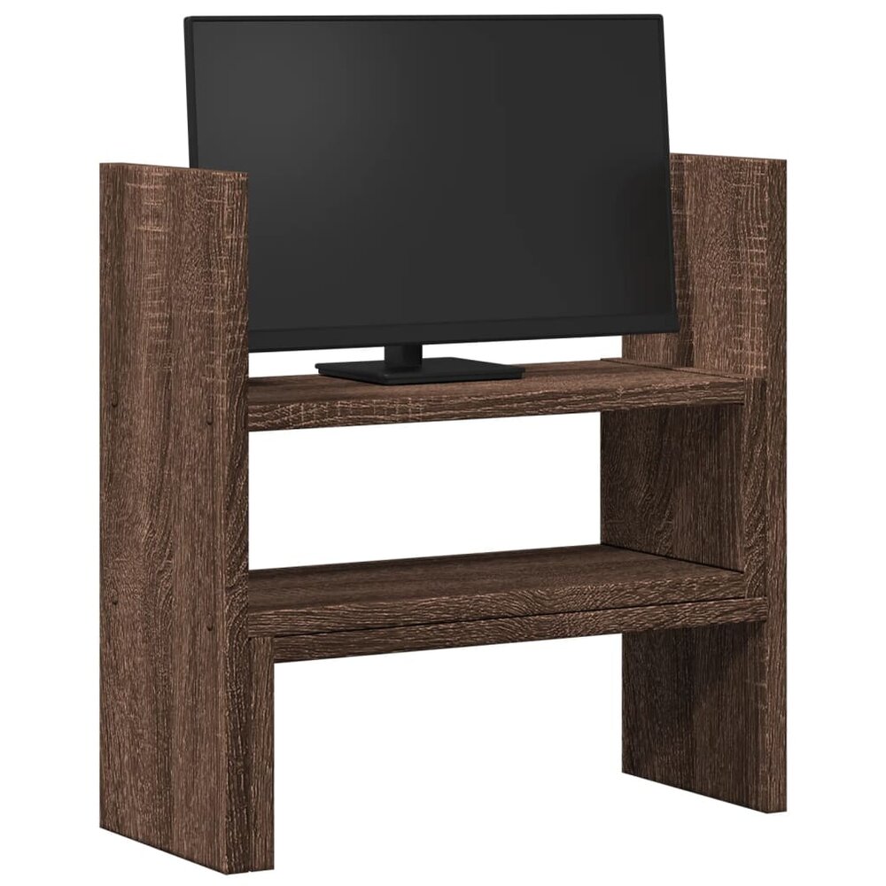 Bureau organiser 40x17x41 cm bewerkt hout bruin eikenkleurig