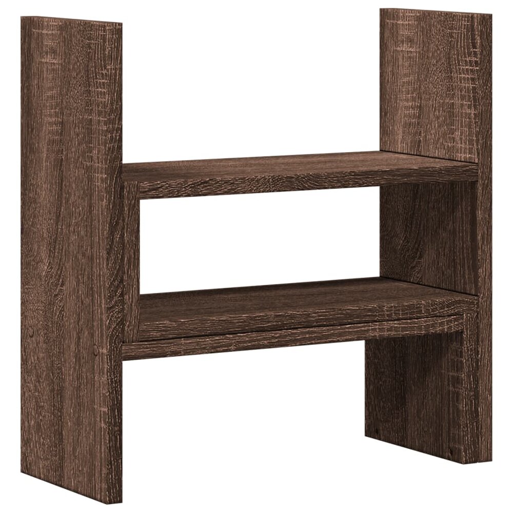 Bureau organiser 40x17x41 cm bewerkt hout bruin eikenkleurig