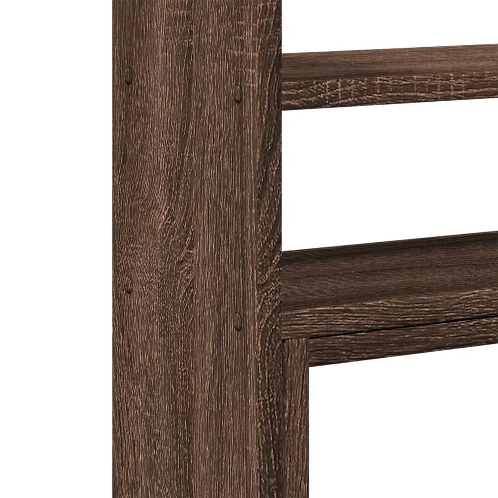Bureau organiser 40x17x41 cm bewerkt hout bruin eikenkleurig