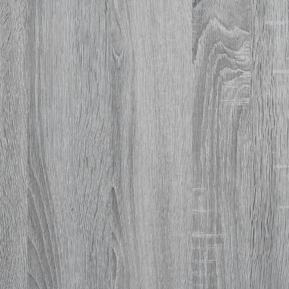 Monitorstandaard met lades 100x27x15 cm hout grijs sonoma eiken