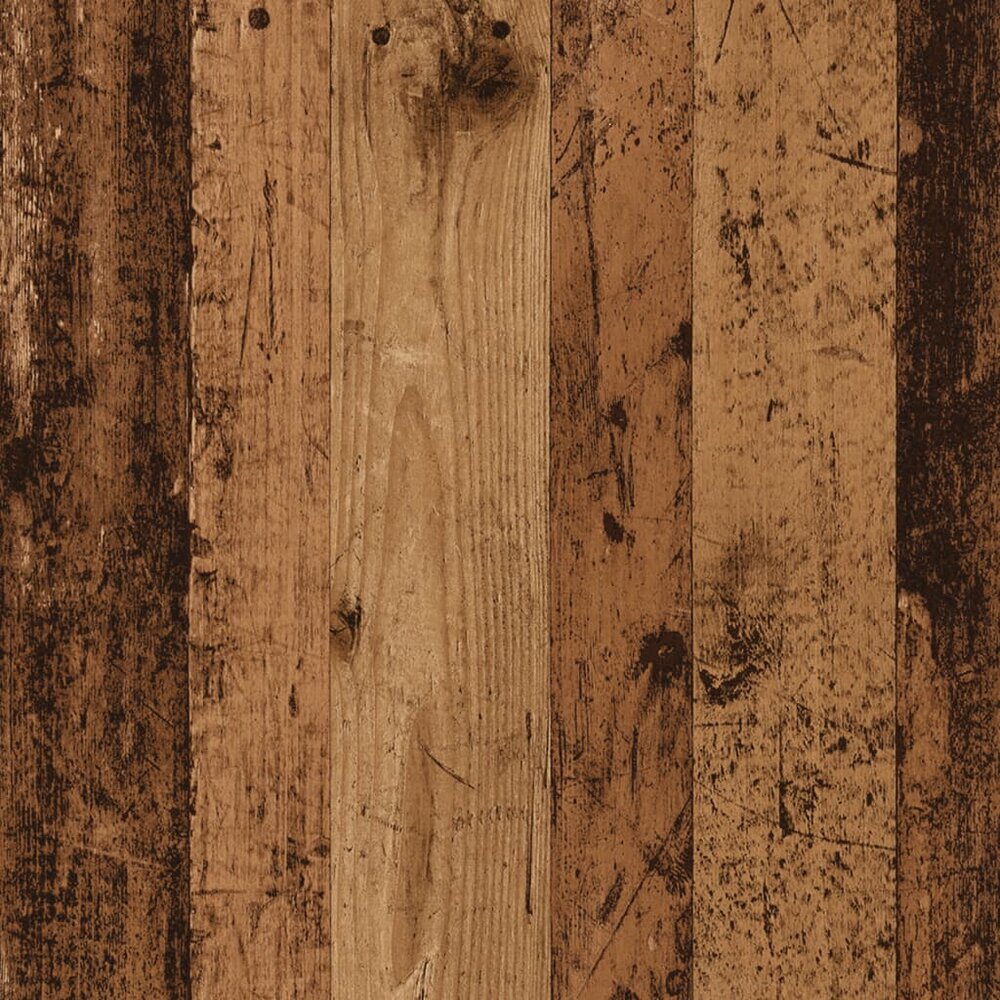 Monitorstandaard verstelbaar 60x24x10,5 cm hout oud houtkleurig