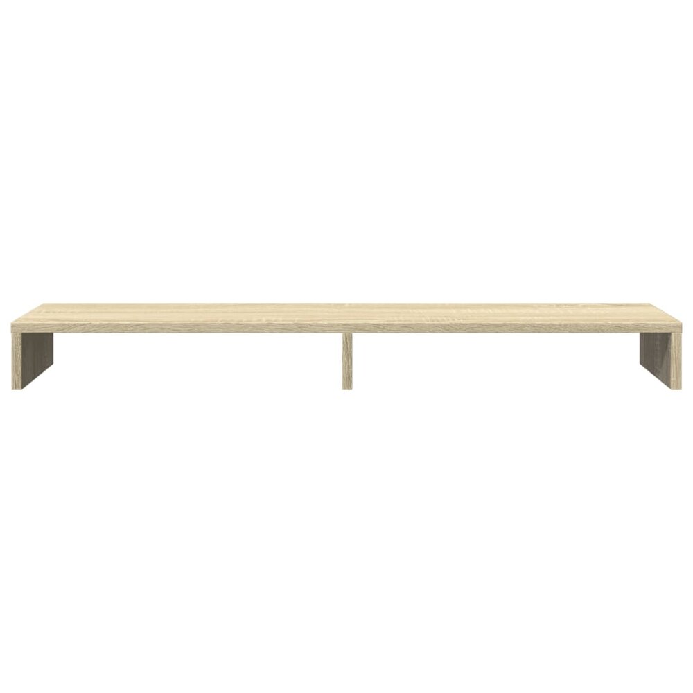 Monitorstandaard 100x27x10 cm bewerkt hout sonoma eikenkleurig