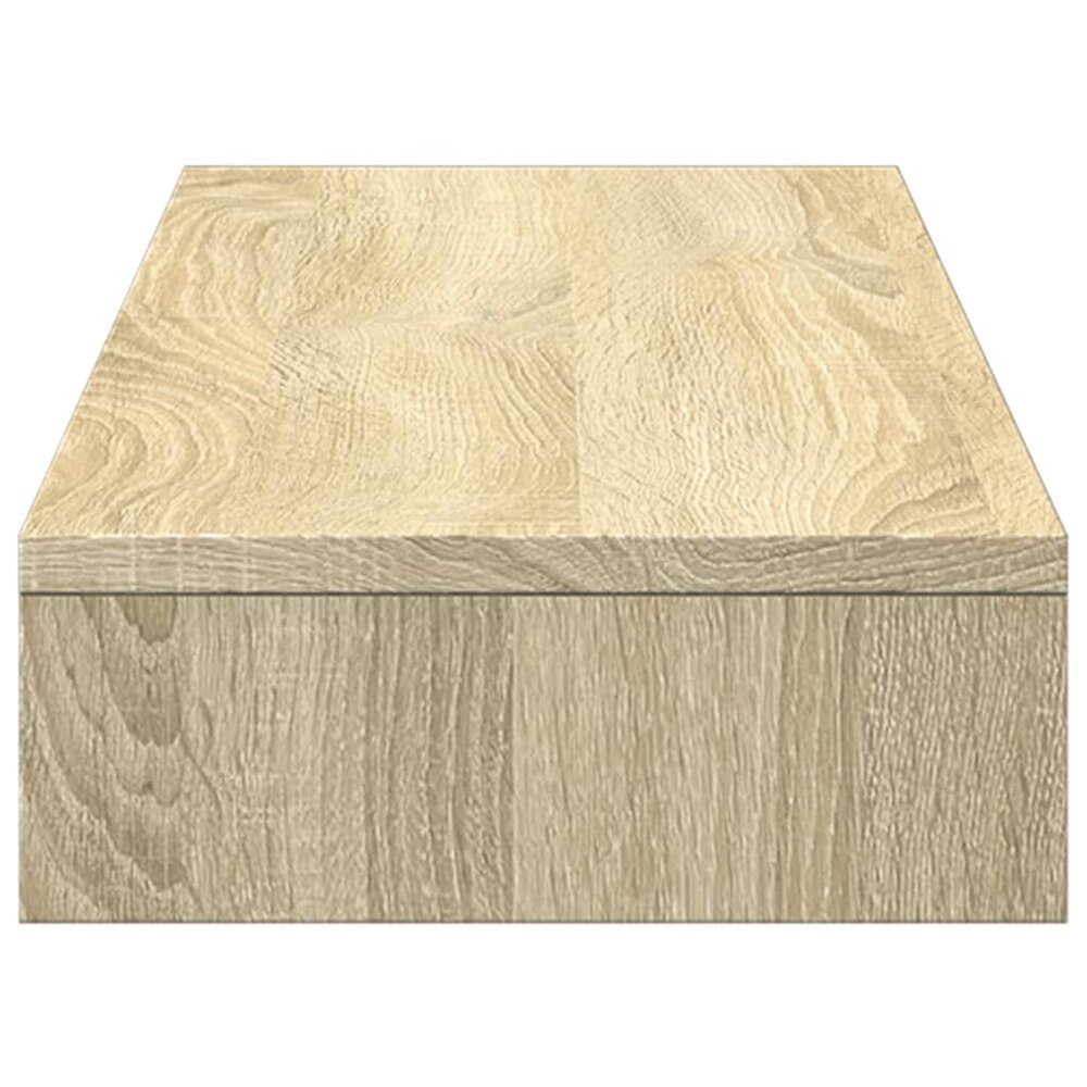 Monitorstandaard 100x27x10 cm bewerkt hout sonoma eikenkleurig