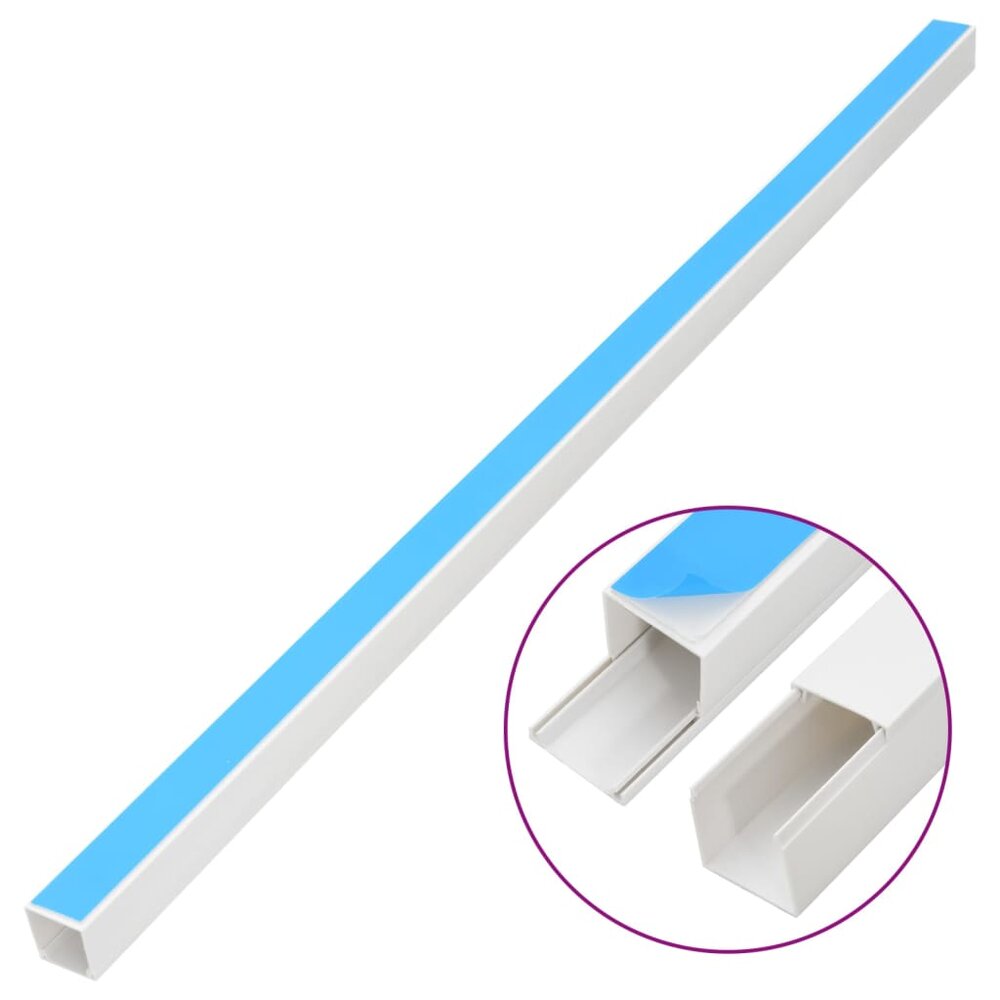 Kabelgoot zelfklevend 40x40 mm 30 m PVC