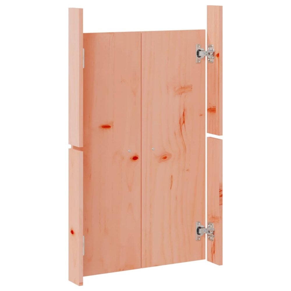 Kastdeurtjes voor buitenkeuken 2 st 50x9x82 cm douglashout