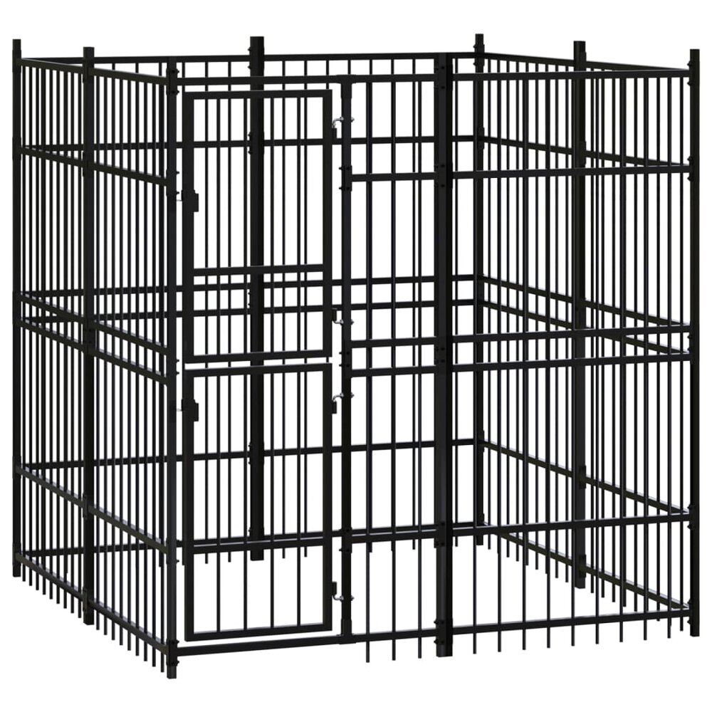 Hondenkennel 3,69 m&sup2; staal