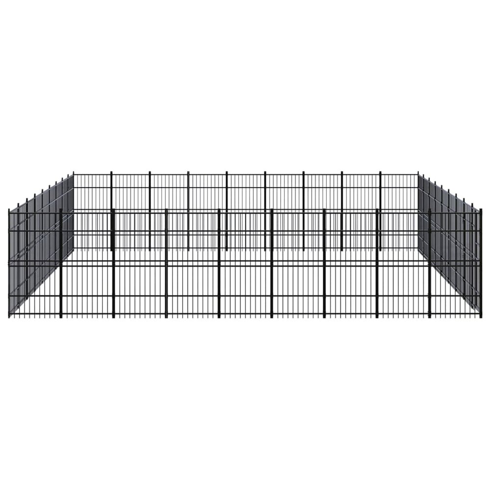 Hondenkennel 74,65 m&sup2; staal