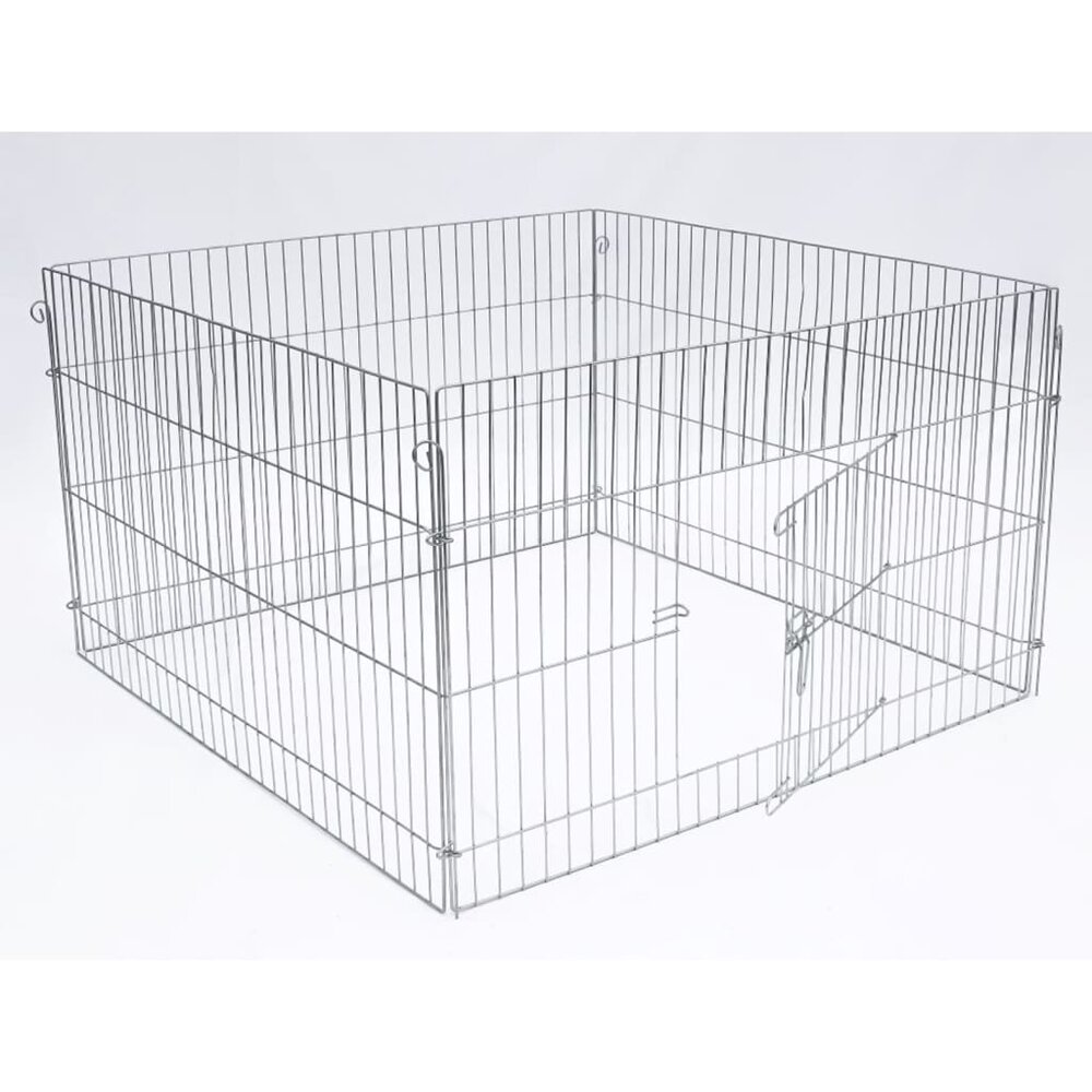 Huisdierenren voor buiten Complete 116x116x65 cm metaal