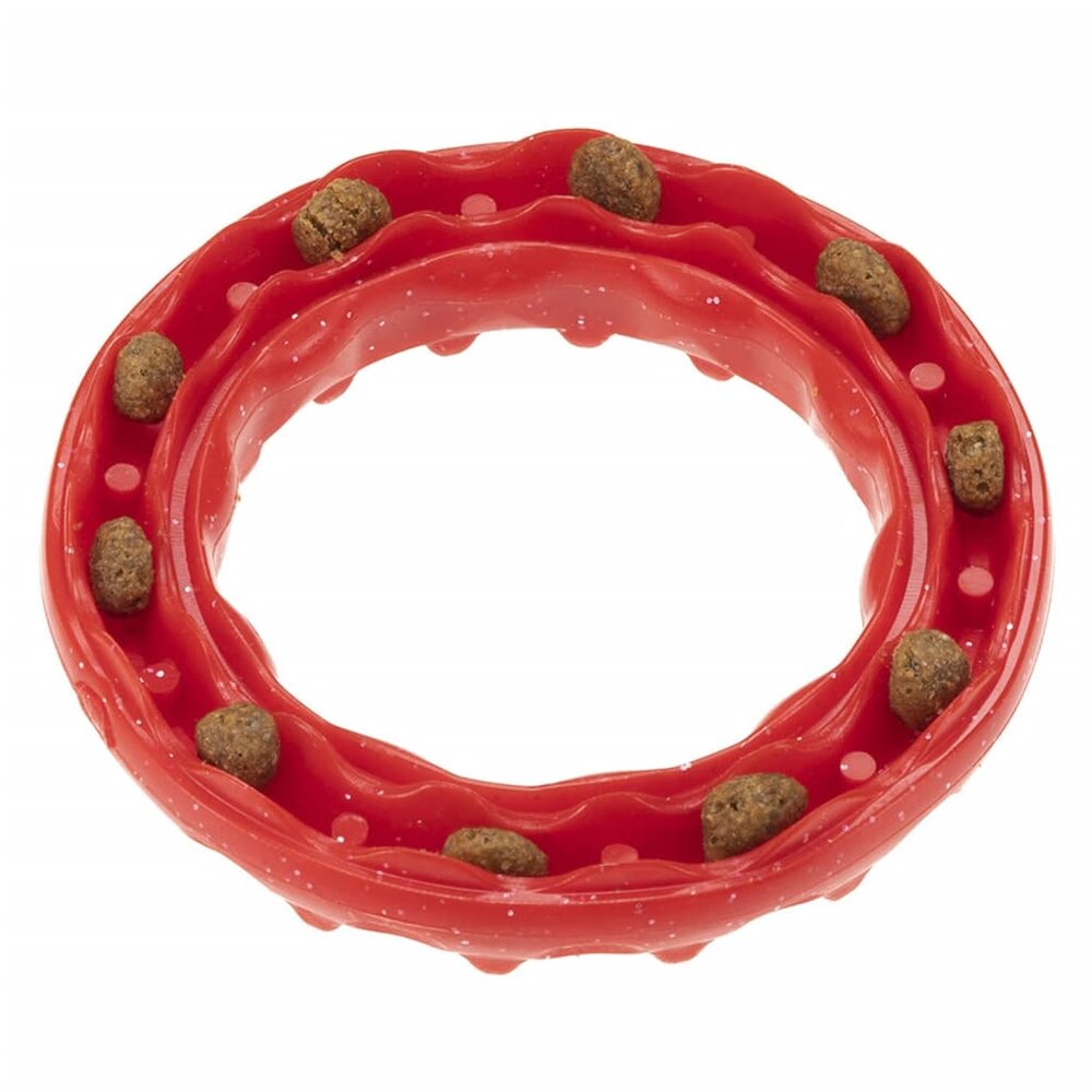 Kauwspeeltje voor honden Smile large 20x18x4 cm rood