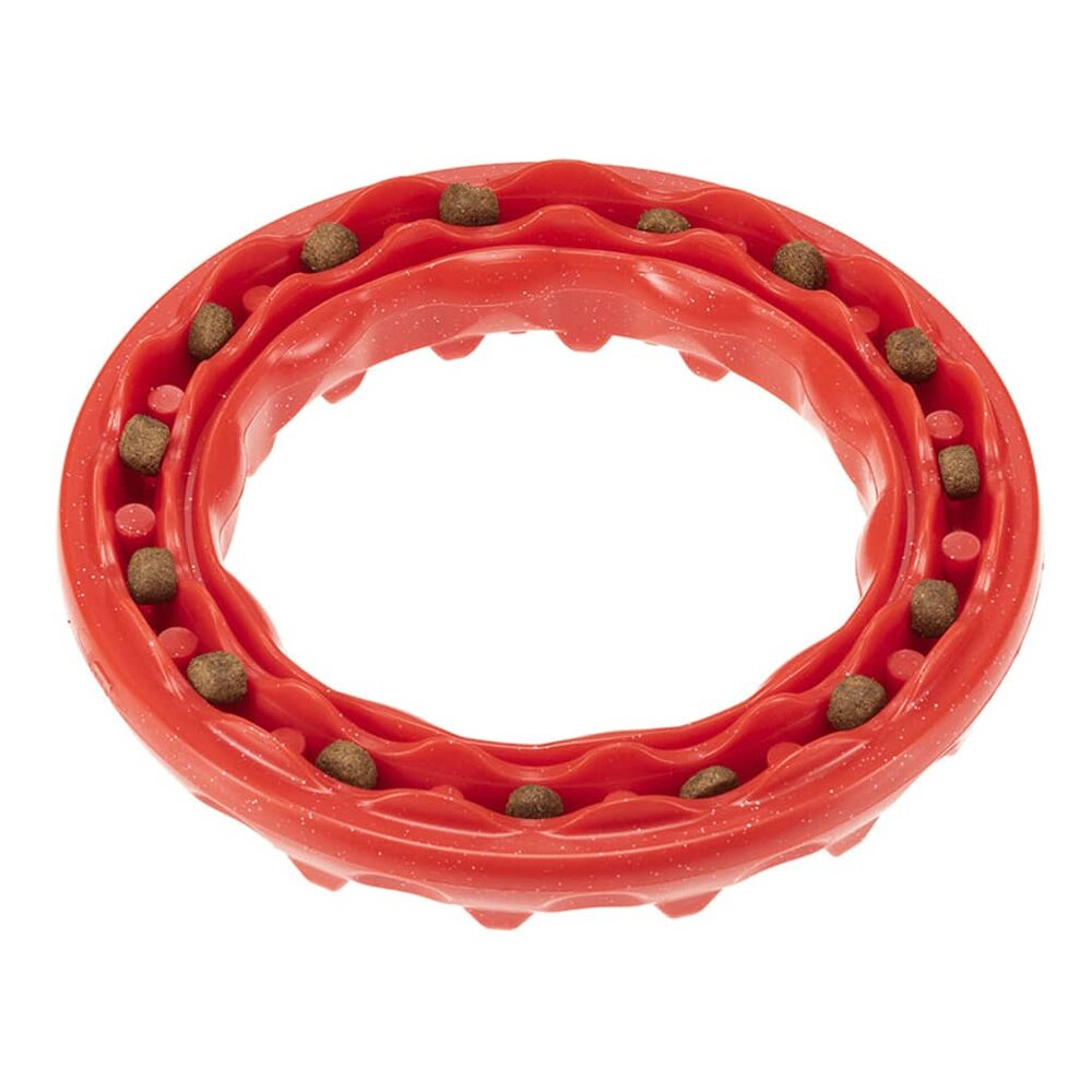 Kauwspeeltje voor honden Smile large 20x18x4 cm rood
