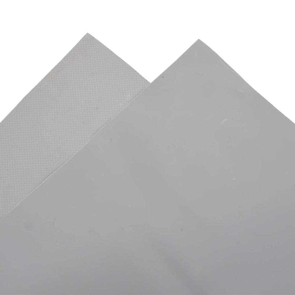 Dekzeil 650 g/m&sup2; 3,5x5 m grijs