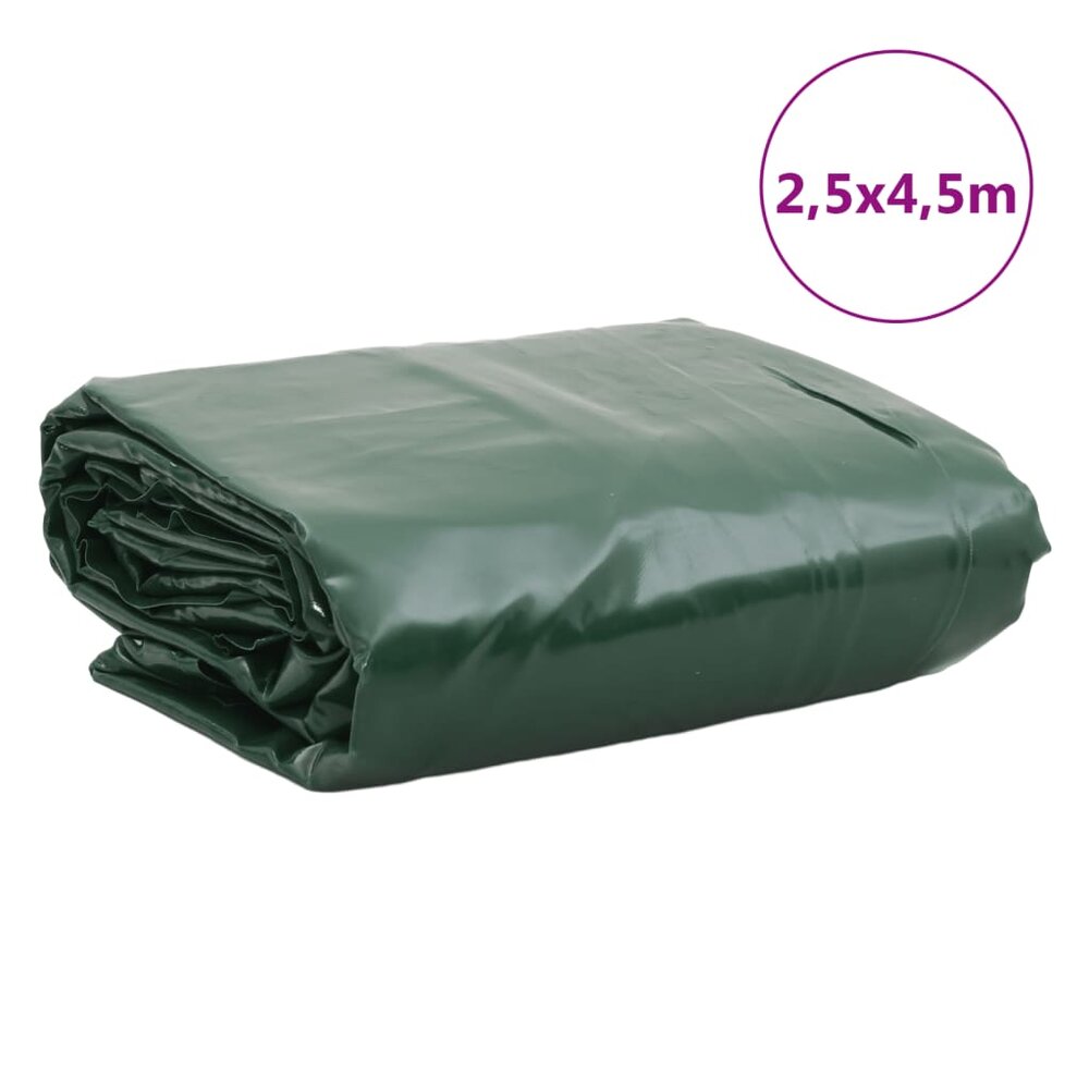 Dekzeil 600 g/m&sup2; 2,5x4,5 m groen