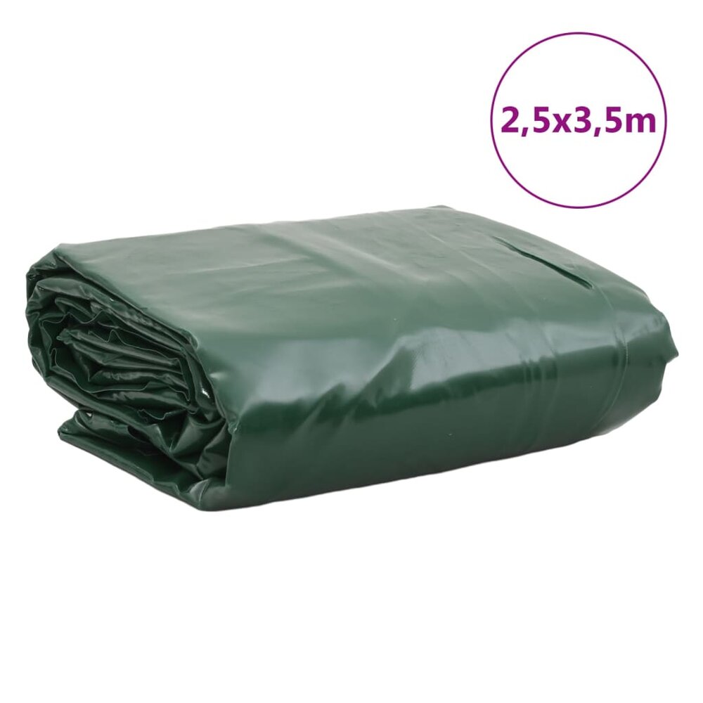 Dekzeil 650 g/m&sup2; 2,5x3,5 m groen