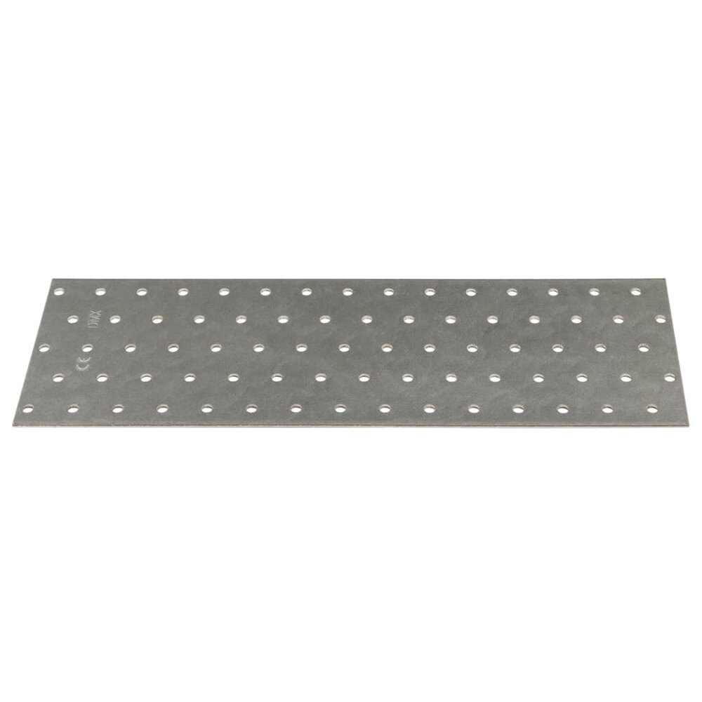 Platen geperforeerd 20 st 2 mm 300x100 mm gegalvaniseerd staal