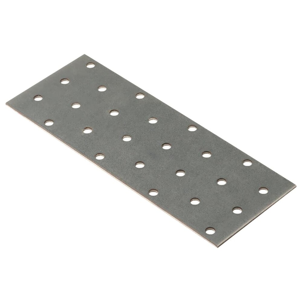 Platen geperforeerd 40 st 2 mm 160x60 mm gegalvaniseerd staal