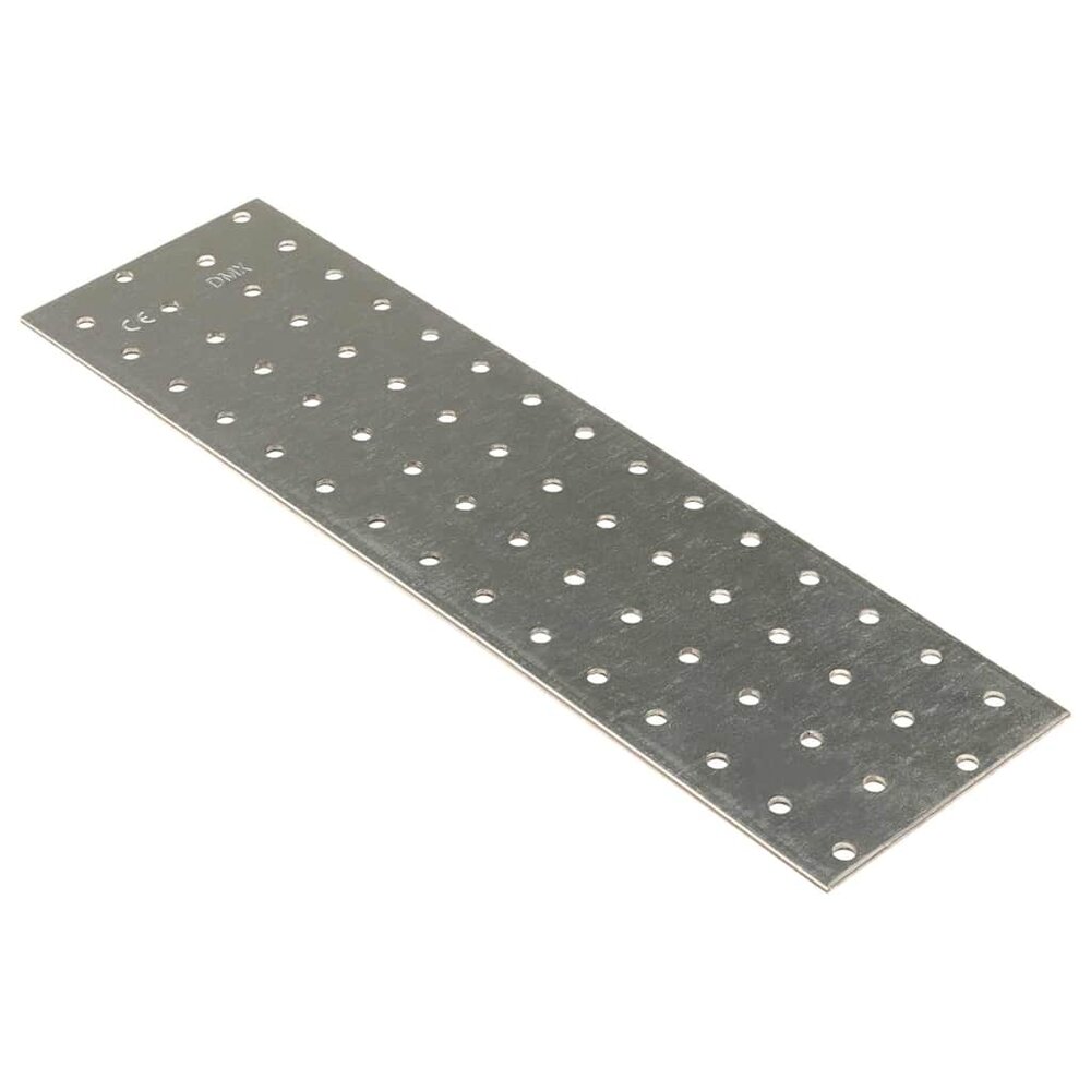 Platen geperforeerd 20 st 2 mm 300x80 mm gegalvaniseerd staal