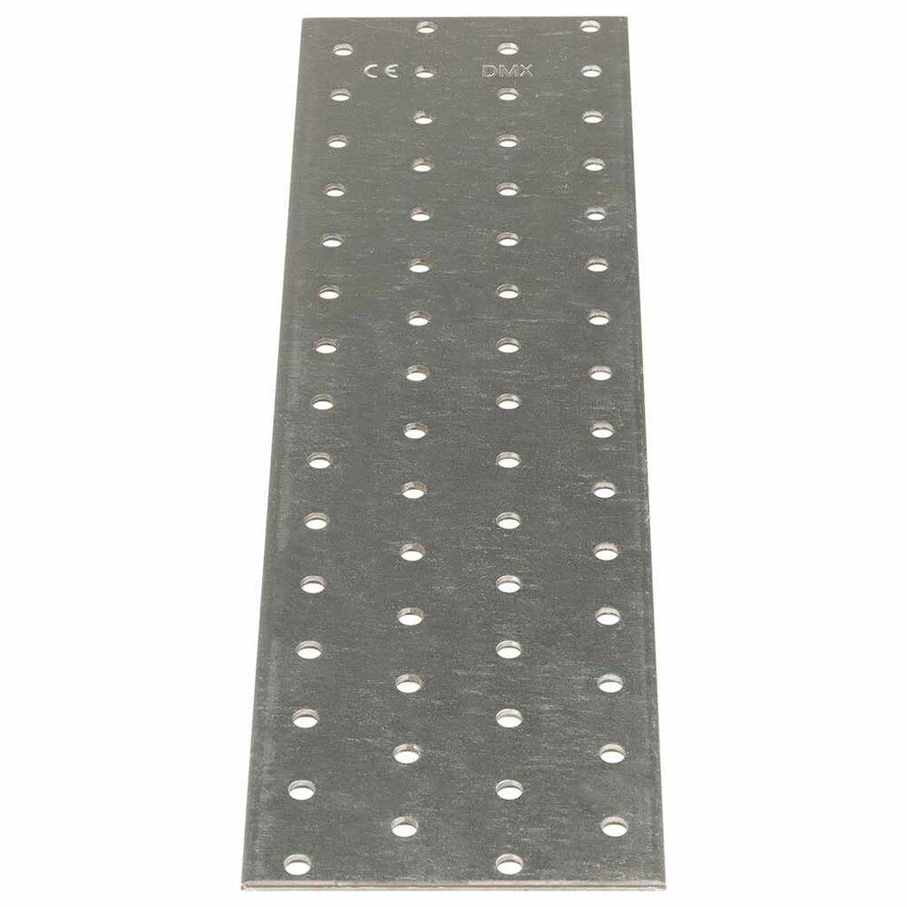 Platen geperforeerd 20 st 2 mm 300x80 mm gegalvaniseerd staal
