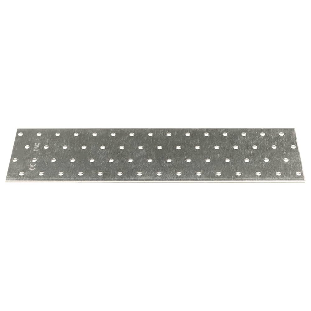 Platen geperforeerd 20 st 2 mm 300x80 mm gegalvaniseerd staal