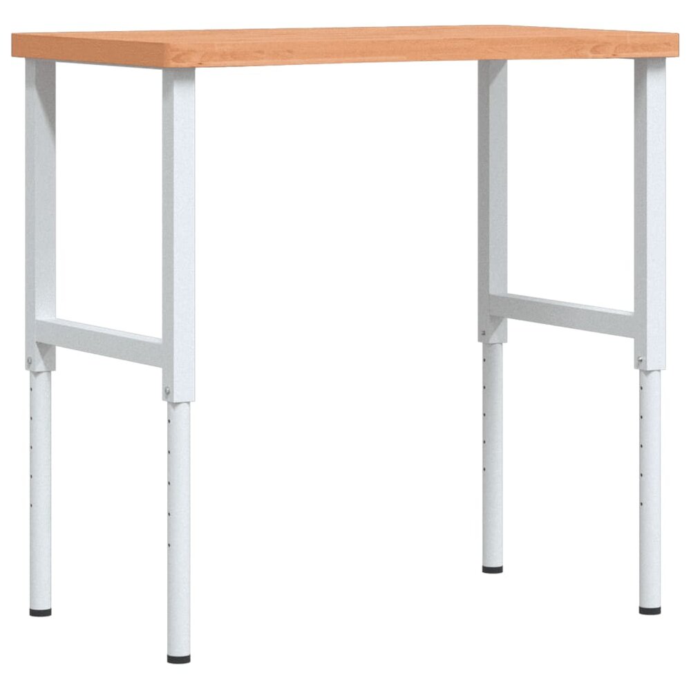 Werkbank 100x(55-60)x(73-99,5) cm massief beukenhout