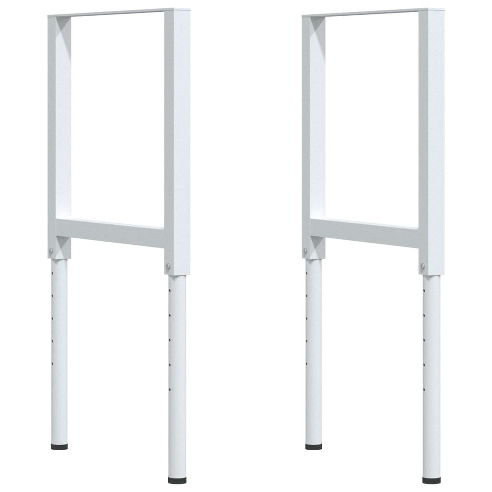 Werkbank rechthoek 100x60x(71,5-98) cm eikenhout lichtbruin