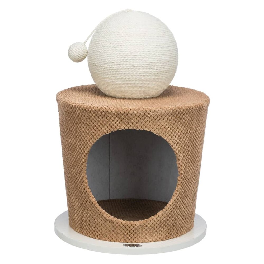 Kattengrot met krabbal 36x50 cm taupe
