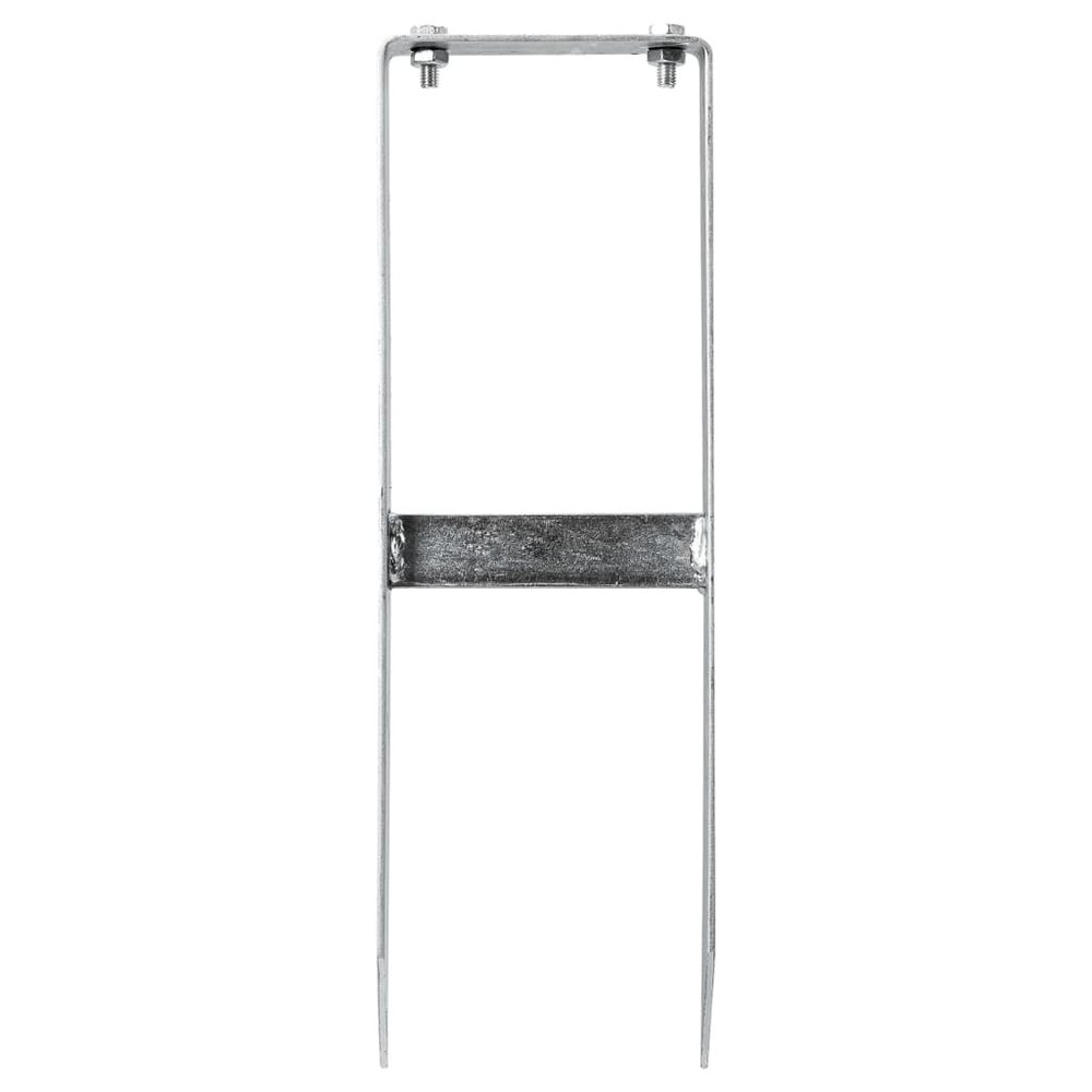 Grondpinnen voor HKC schutting 2 st 40 cm staal