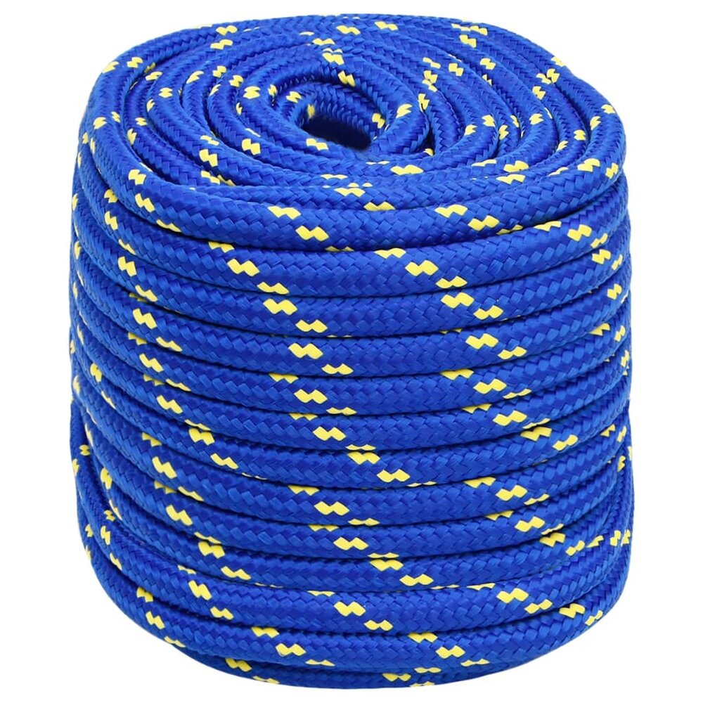 Boottouw 18 mm 100 m polypropeen blauw