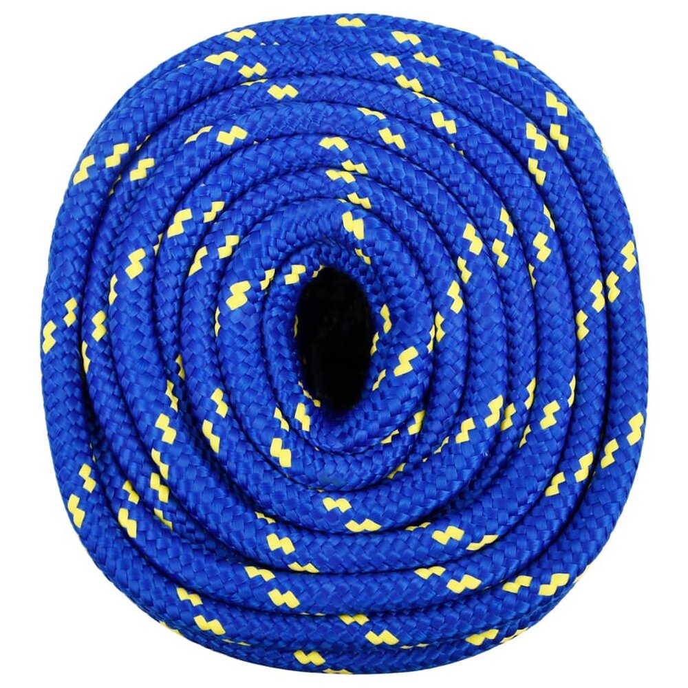 Boottouw 18 mm 100 m polypropeen blauw
